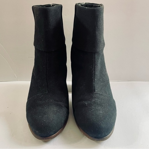 Rag and Bone Black Canvas Ankle Boots Size EU 40 - Picture 2 of 7